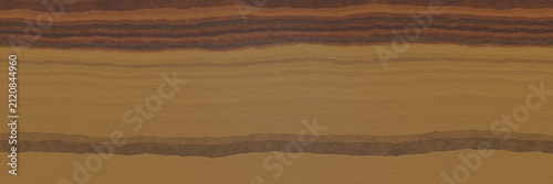 Abstract brown soil and rock layers