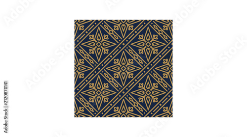 Yellow and black floral pattern.