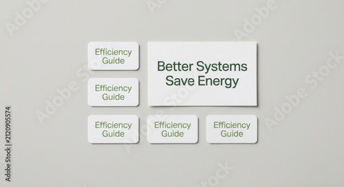 Efficiency Guide Labels and a Message About Better Systems Saving Energy