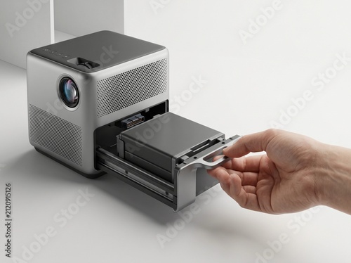 Repairable Portable Projector with Removable Internal Module for Easy Product Maintenance
