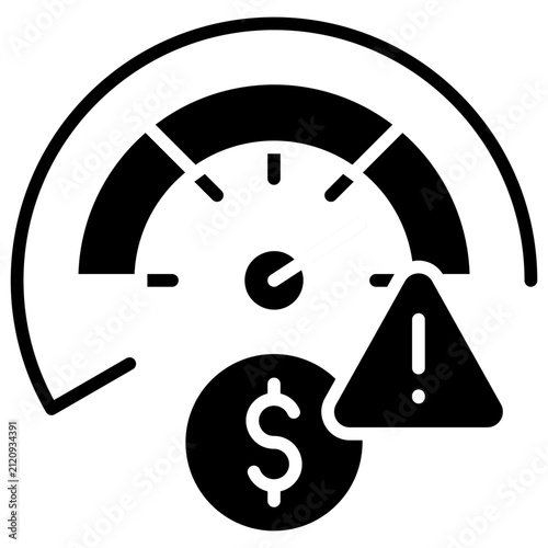 Fotografie Credit Risk Icon