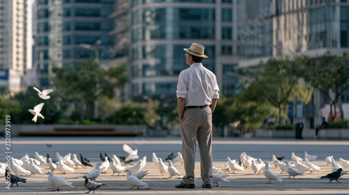 A traditional bird deterrent worker surv 4