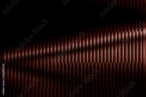 Abstract Dark Background with Vertical Red Glowing Pillars and Dramatic Lighting Effects