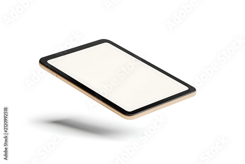 Floating Tablet Mockup with Blank Screen.