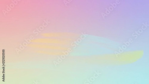 Gradient background of pastel hues with faint yellow shapes on the right side