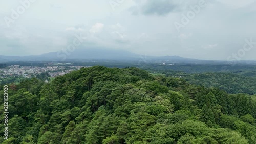 北上川と岩手山の緑をドローン空撮 2025年7月撮影