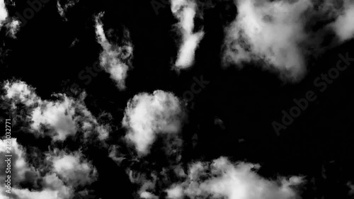 ハイコントラストな美しい空　タイムラプス