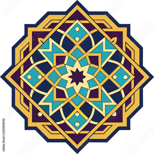  Luxury Islamic Geometric Mandala Vector Ornament Arabic Pattern Decorative Design
