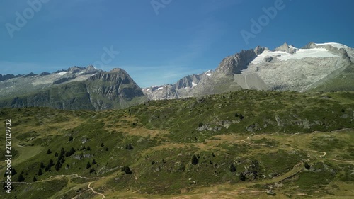 view of the mountains from the mountain