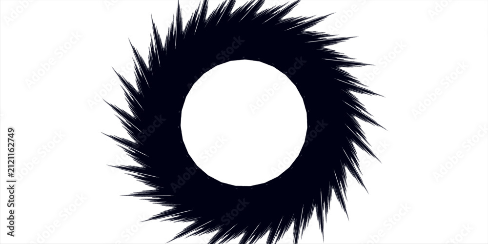 Obraz premium Abstract dark blue grunge brush stroke on white simple illustration of a single black brush stroke on a white background
