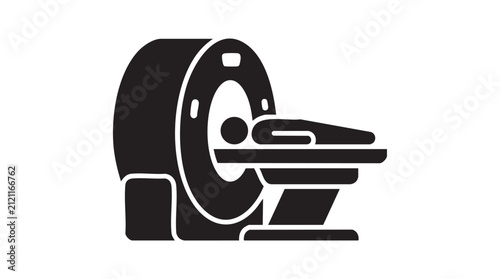 MRI scan medical diagnostic icon for healthcare professional use.