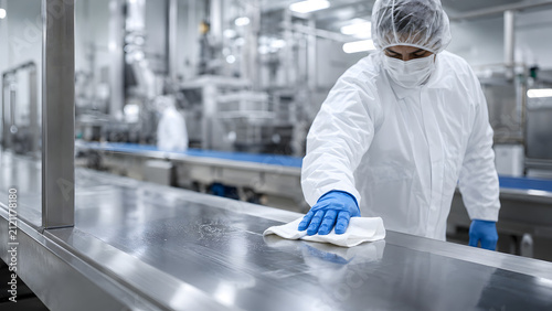 Industrial Cleaning in Food Processing Facility