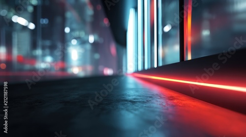Neon alleyway