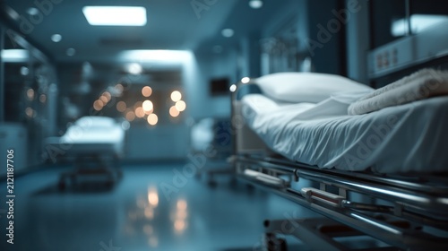 Hospital empty bed