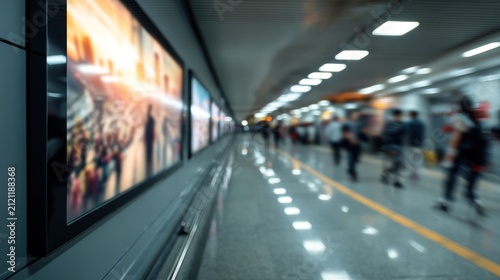 Subway station platform