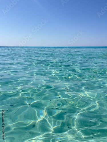 blue water and sea