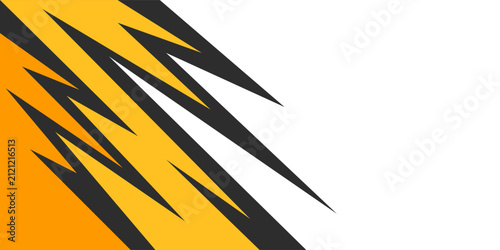 Bild auf Leinwand Abstract background with colorful spike arrow line pattern and with some copy sp