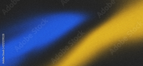 Bold electric blue and golden yellow diagonal light streaks on dark grain texture, high-energy abstract design for gaming graphics, sports posters and thumbnails