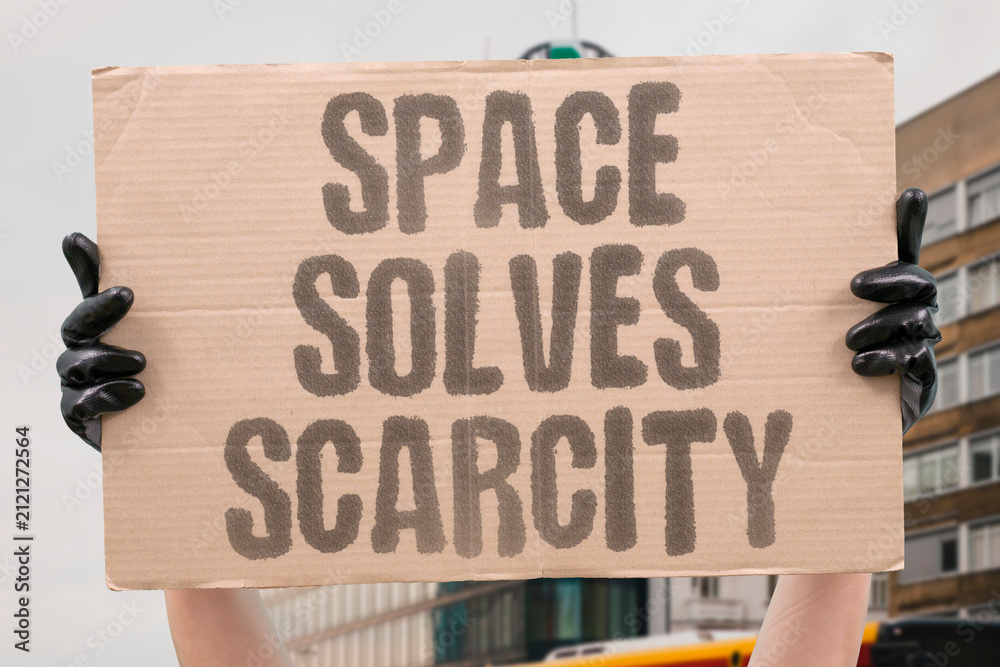 Фотография "Space solves scarcity" Off-world resources might relieve earthly limits