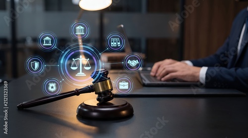 Photography Professional Lawyer Using Digital Legal Technology