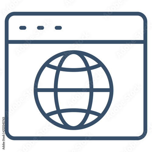 Website Icon Element For Design