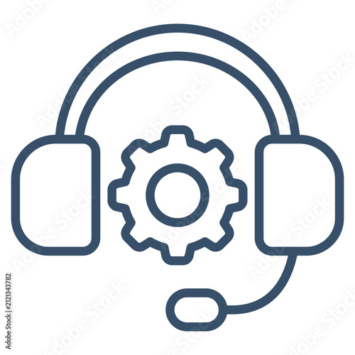 Support Icon Element For Design