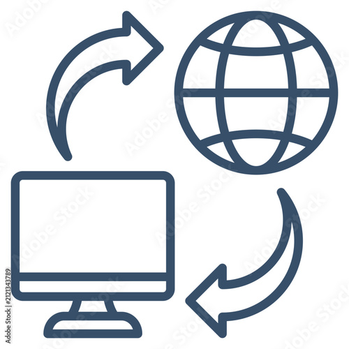 Connect Icon Element For Design