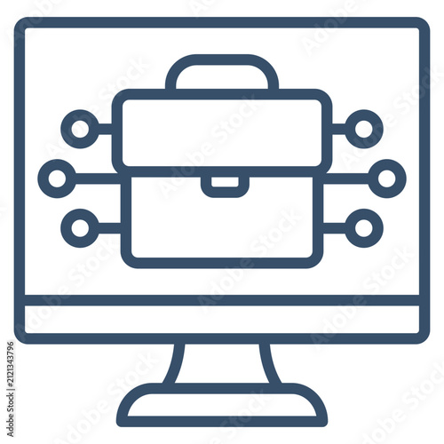 Portfolio Icon Element For Design