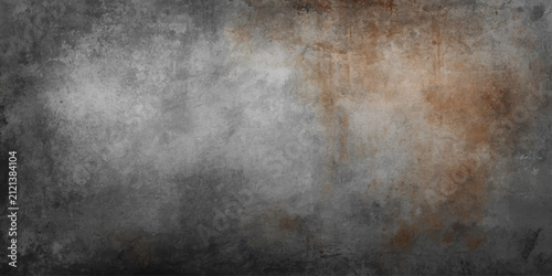 Dark Grunge Metal Texture Background with Aged Concrete Wall Surface, Vintage Black Industrial Pattern, Rough Dirty Gray Steel Backdrop and Weathered Urban Design Wallpaper