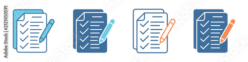 Survey Different Icon Set Simple Style Collection