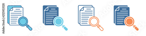 Systematic Review Different Icon Set Simple Style Collection