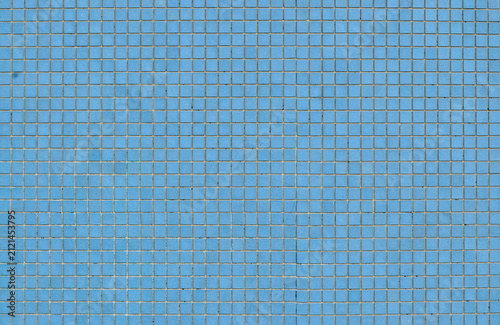 Blue Mosaic Tile Texture for Swimming Pool Walls, Bathrooms and Interior Decoration