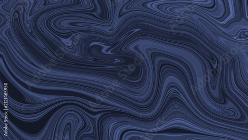 Foto Dark navy blue monochromatic liquid marble background with elegant fluid ripples