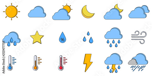 Weather outline color