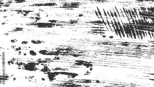 Black and White Distressed Wood Grain Texture Background