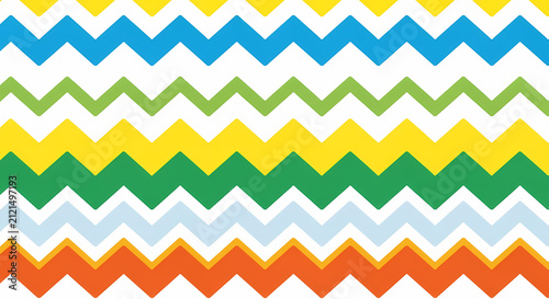 Colorful Zigzag Chevron Pattern Background for Modern Graphic Design