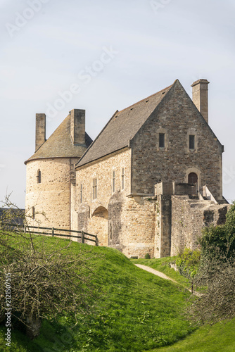 Vestige du château, Saint-Sauveur le Vicomte, Cotentin, Manche, Normandie