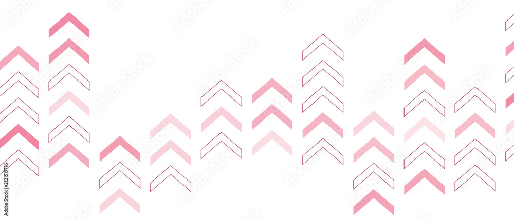 Obraz premium Geometric Arrow Pattern Design Vector Art