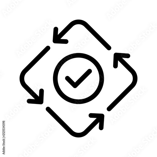 Bild auf Leinwand Consistency Icon Vector Symbol Design Illustration