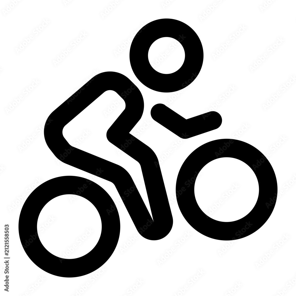Fototapeta premium BMX Icon Illustration