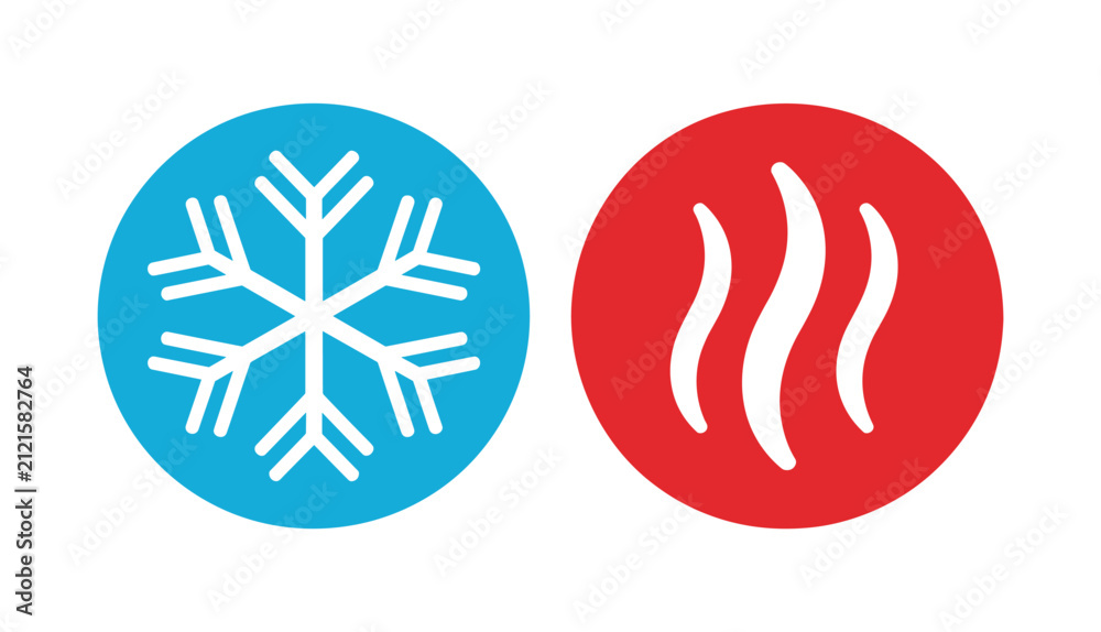 Fotografie Cold and Heat Icon