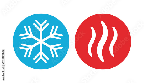Fotografie Cold and Heat Icon