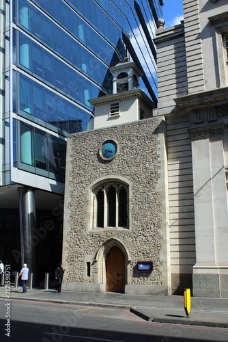 St Ethelburga-the-Virgin within Bishopsgate, City, London.