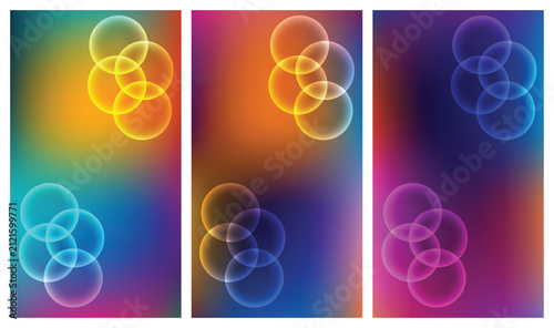 Soft pastel gradient background with smooth circular shapes