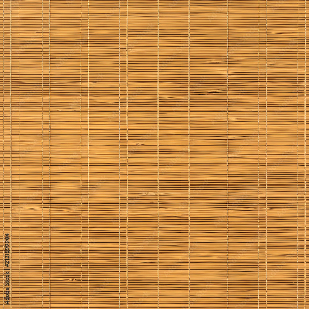 Obraz premium Natural bamboo texture background with woven pattern