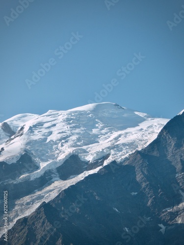 Foto glacier in chamonix