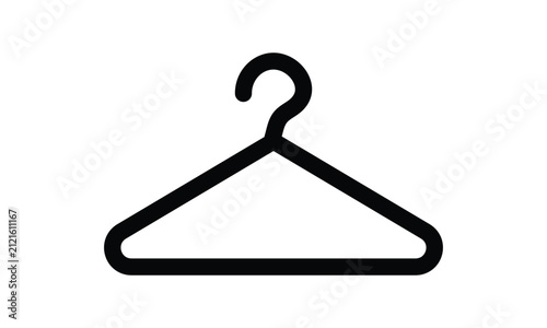  Hanger vector icon, Cloth hanger .