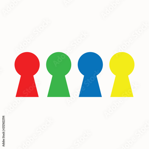 ludo game pieces