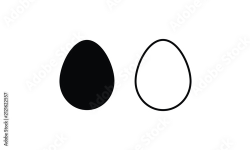  Egg vector editable stock  icon .