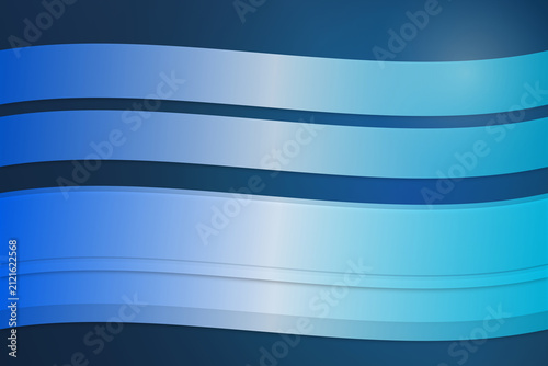 Abstract blue and cyan wavy gradient lines